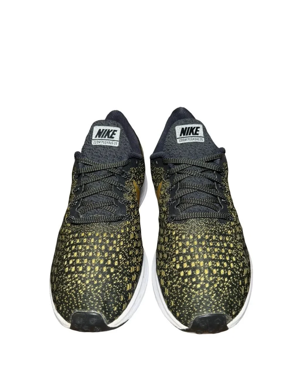 Nike Gold & Black Running Shoe Womens size 8
